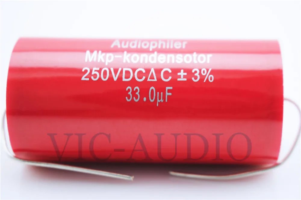 

1PC Audiophiler MKP Kondensotor 250VDC 33uf 3% Audio Capacitor Frequency Divider Amplifier HIFI Capacitance 33.0UF Free Shipping