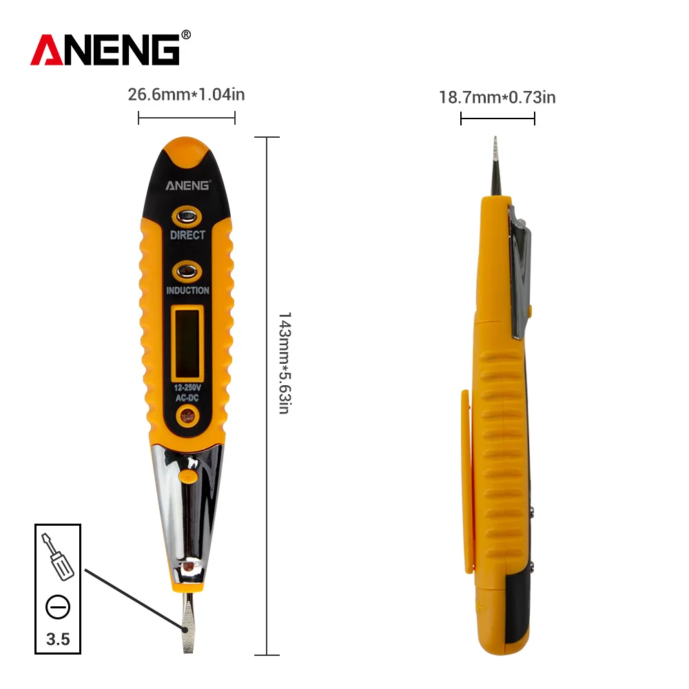 

Digital Test Pencil Tester Electrical LCD Display Voltage Detector Test Pen