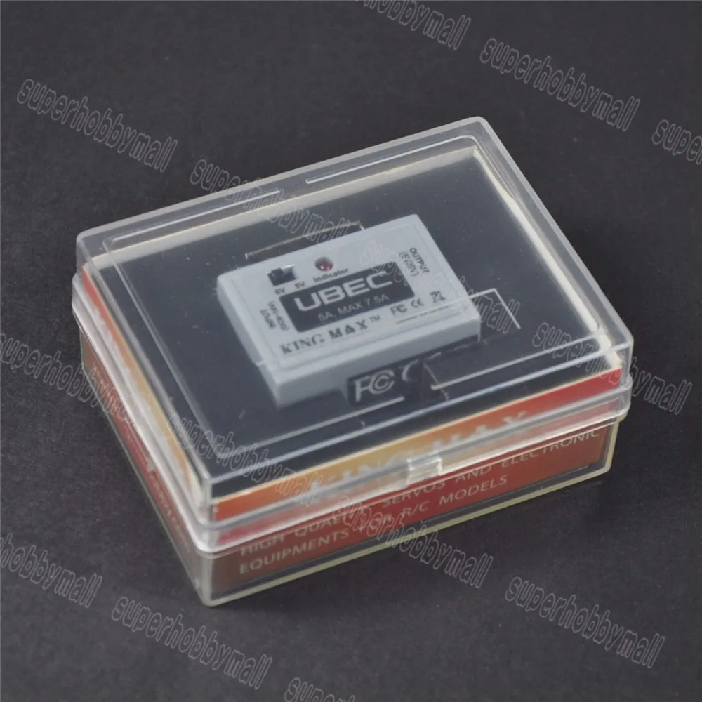 

KINGMAX MULTIFUNCTIONAL KM8001 LV5V~6V OUTPUT UBEC 39mm*27mm*15.5mm
