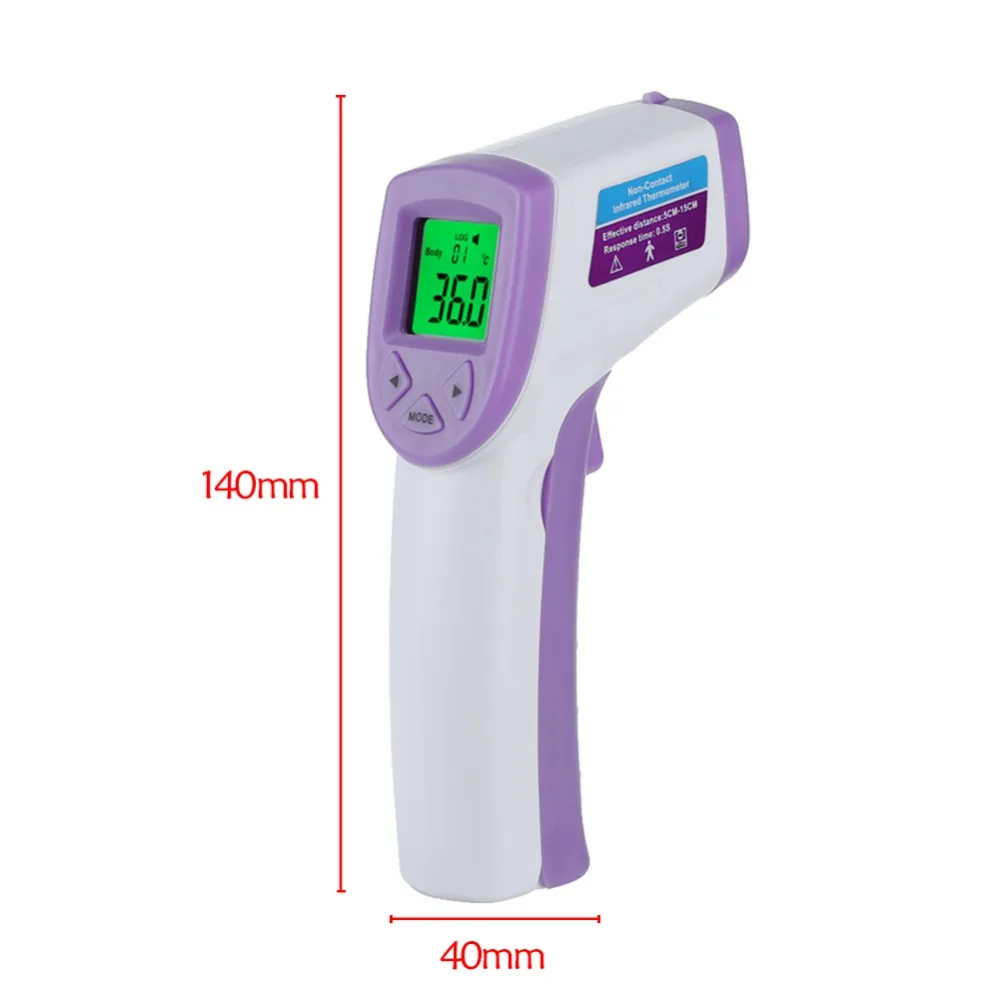 Детский цифровой инфракрасный термометр с термометром для лба и тела, бесконтактный термометр с ЖК-подсветкой для взрослых, устройство для измерения температуры