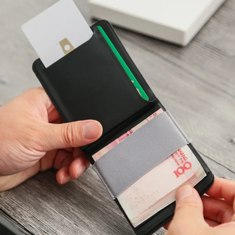 Маг модульный кошелек Тонкий Мини Съемный Магнитный кошелек для карт модный бизнес-держатель для карт из искусственной кожи мужской кредитный держатель для карт ID Card