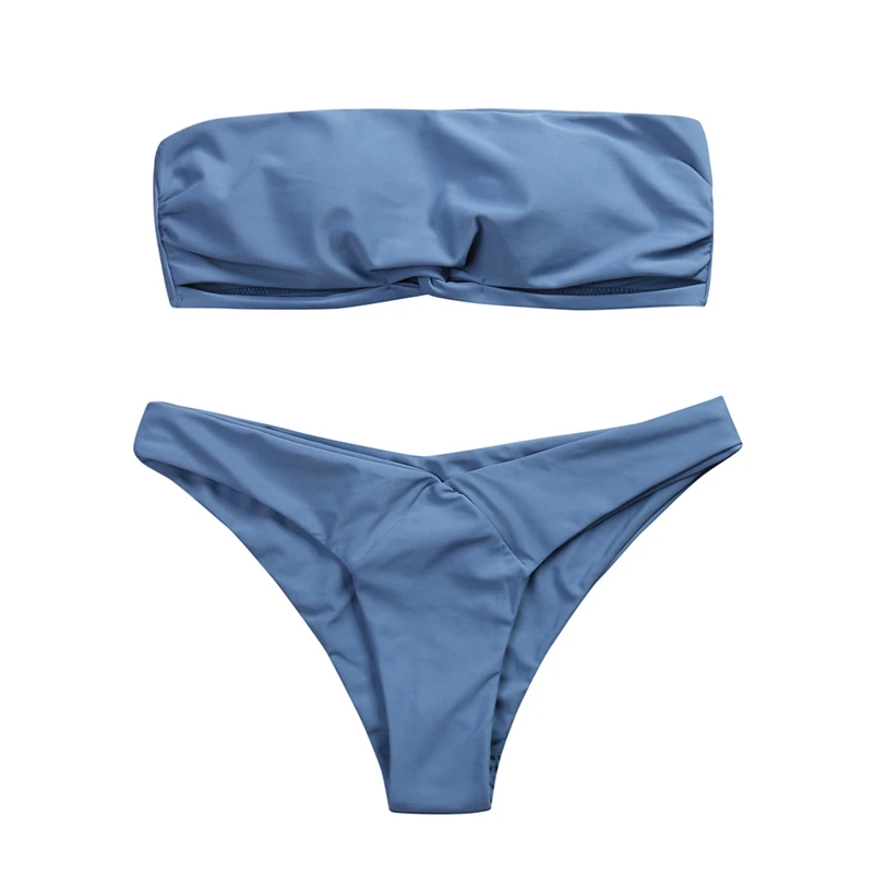 2018 Sexy Bikini Women Swimsuit Push Up Swimwear Cross Bandage Halter Bikini Set Beach Bathing Suit Swim Wear #FS#4JN15 (6)