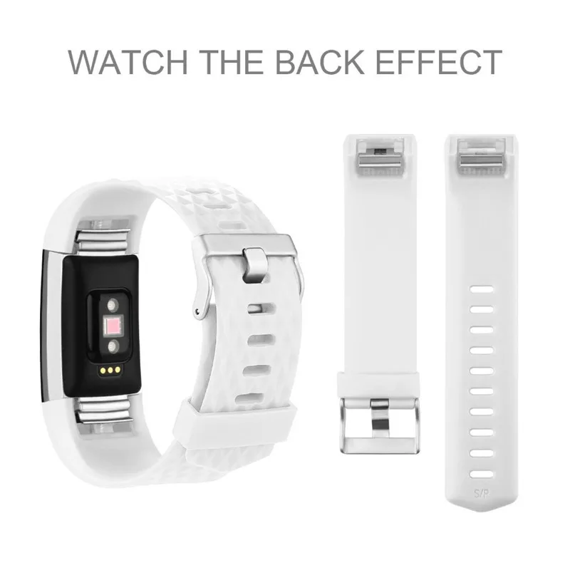 Леопардовый цвет Смарт часы Fitbit Charge 2 силиконовый сменный ремешок модный браслет