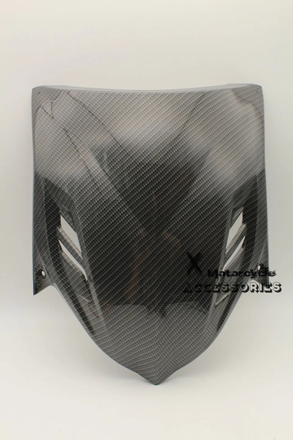 

Motorcycle Front Headlight Headlamp Head Light Lamp Mask Cover Shield Large Carbon Look For YAMAHA Zuma BWS X-Over X 125 YW125