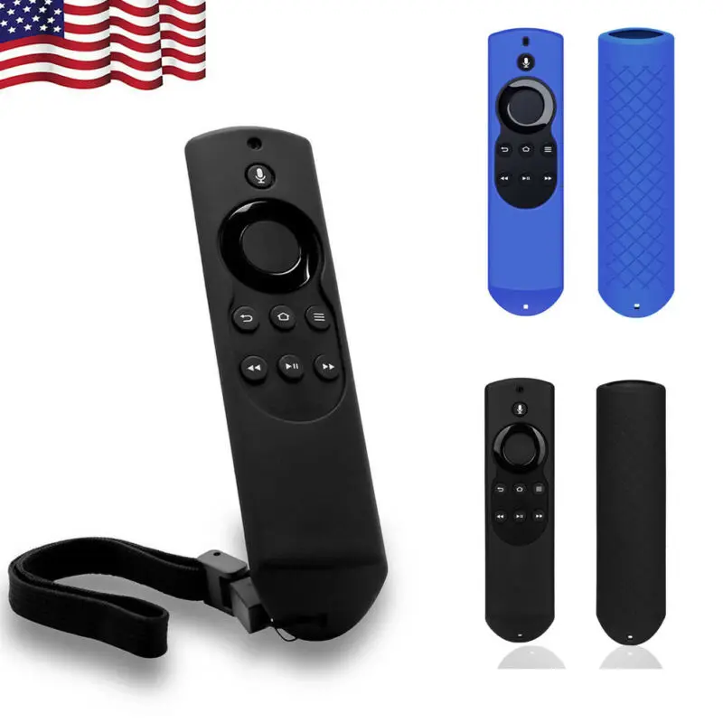 Для Amazon Fire tv Stick голосовое дистанционное управление чехлы Противоскользящий Защитный чехол силиконовый ударопрочный чехол Крышка