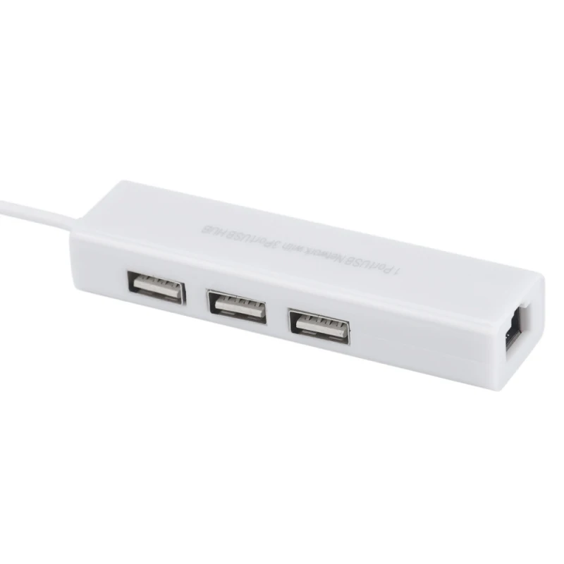 Micro USB 2,0 хаб для RJ45 сетевой карты сетевой адаптер Ethernet 100 Мбит/с 3 Порты и разъёмы USB OTG хаб для samsung android-планшет телефон H15