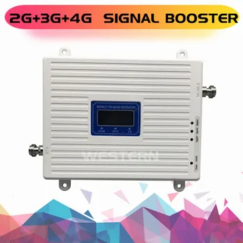 

TRI-BAND home used 2G 900MHz 4G 1800MHz 3G 2100MHz GSM+DCS+WCDMA Repeater Mobile Signal Booster