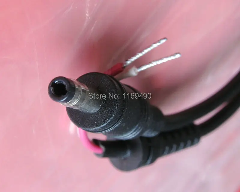 10 шт. в форме пули с наконечником постоянного тока 4,0x1,7 мм Штекер кабель питания для hp нетбук адаптер Packard со шнуром 1,2 м