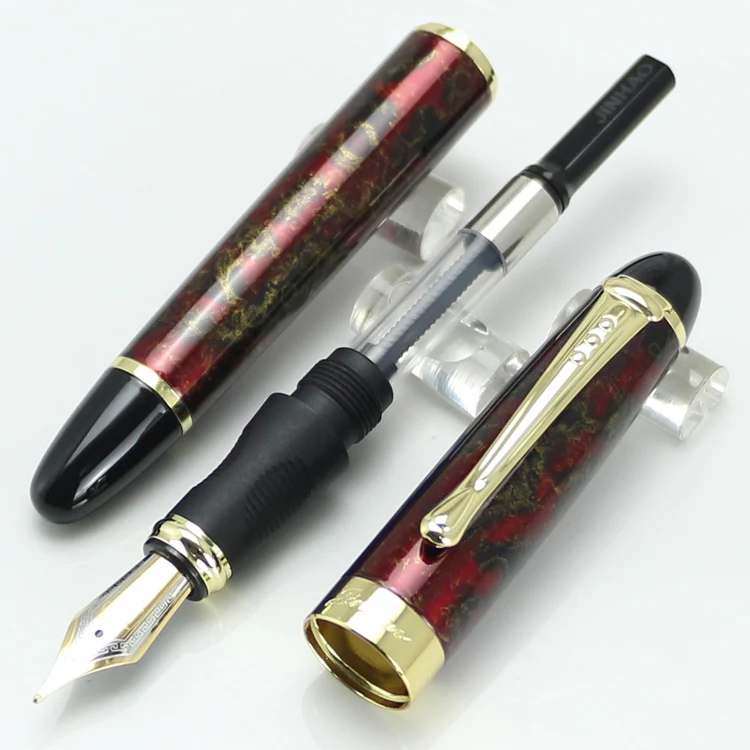 JINHAO X450 24 Цвета перьевая ручка с золотым высококачественные пристяжные офисные принадлежности, школьные принадлежности м наконечник для письма с чернильная ручка подарки