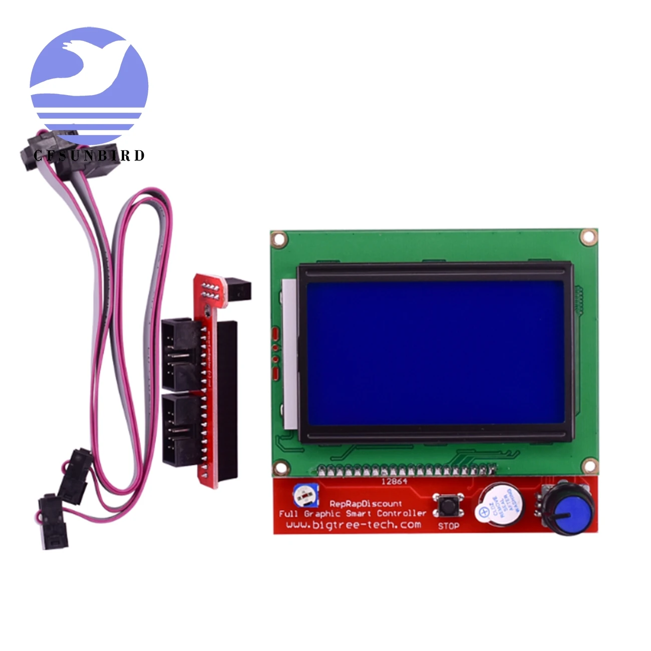 

12864 LCD Ramps Smart Parts RAMPS Controller Display 1.4 LCD 12864 LCD best quaitly