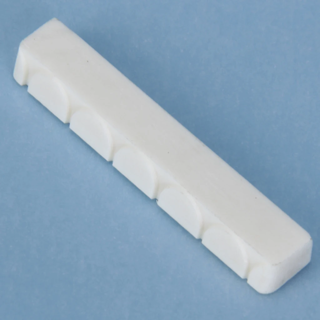 Buffalo bone Strings Bridge Saddle And Nut Slotted Set New For Classical Guitar