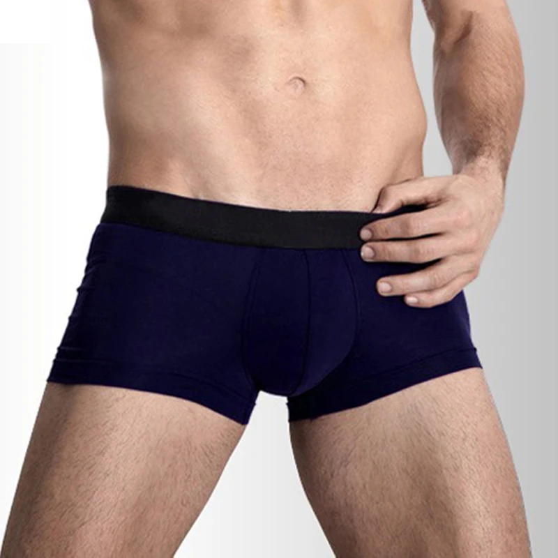 Boxer Men Fashion Cheap Underwear Mens Cotton Boxers U Convex Sexy