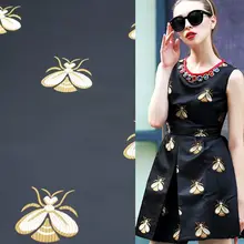 Модная жесткая парча жаккардовая ткань импортная именная модная одежда ткань для костюма пальто платье Ткань