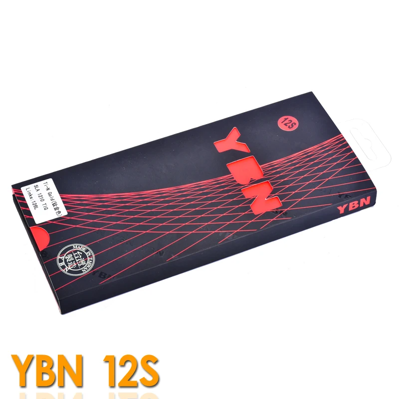 Sale YBN 12 Speed Gold Chain For Shimano Sram Campagnolo Systen Bike Chain For MTB And Road Bicycle 126L 259g 3