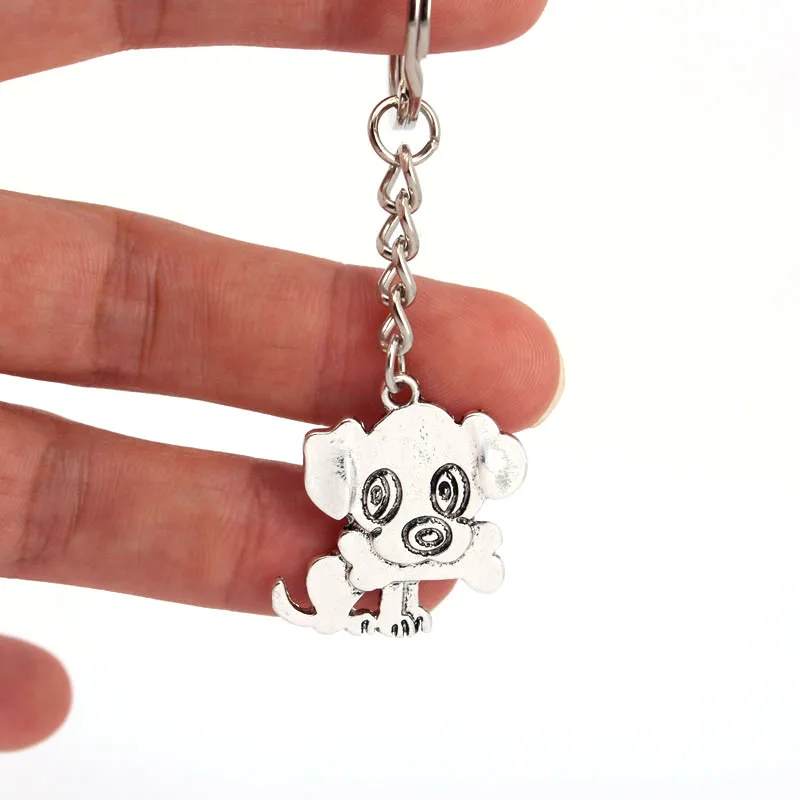 

hzew new little dog and bone key chains dogs keychain gift