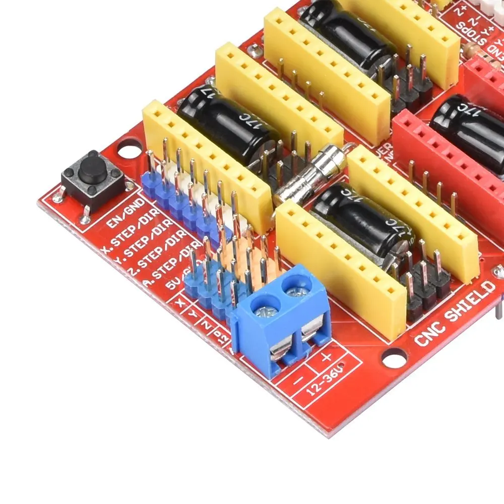 Щит с ЧПУ Плата расширения V3.0+ UNO R3 доска с USB для Arduino+ 4 шт. Шаговые двигатели Драйвер A4988 с радиатор с ЧПУ щит наборы