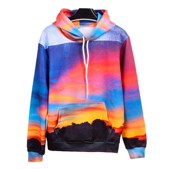 

2018 Christmas Gift Sunset Glow 3D Printed Hoodie Sweatshirt Unisex Spring Sportswear Tracksuit Casual Clothing inventory now