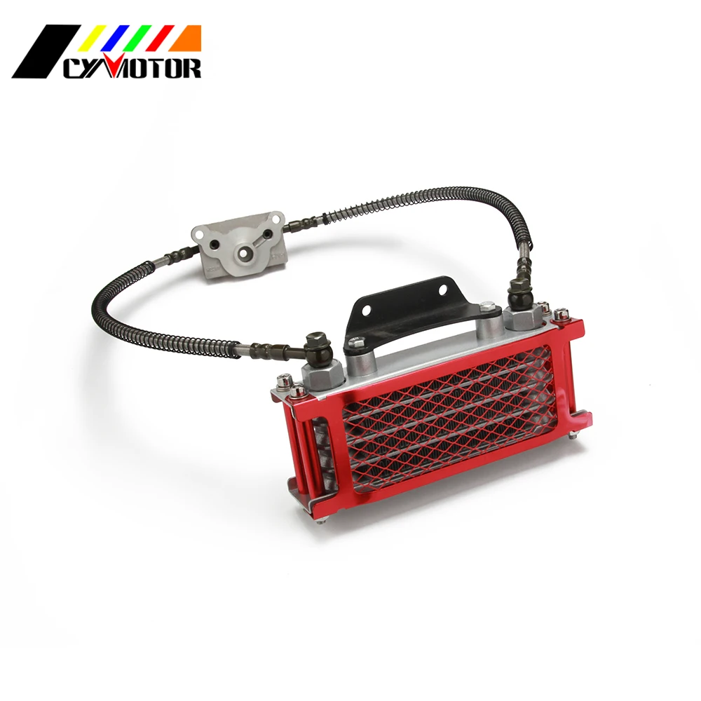 Масляный радиатор для горизонтальных двигателей Loncin Zongshen Lifan Shineray Yinxiang 125 140CC с