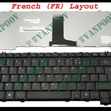 Ноутбук с клавиатурой AZERTY Клавиатура для ноутбука Toshiba Satellite L300 A200 A205 A300 M200 M205 M300 M333 Черный Французский FR клавир MP-06866F0-9304