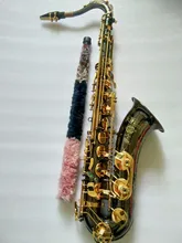 High-grade free Black nickel Gold Saxophone 802 Tenor sax B Flat Case Sax Professional Mouthpiece and Musical