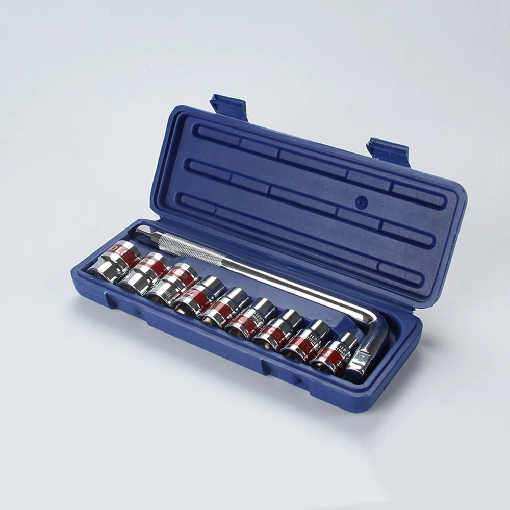 

10 pcs Wrench Sockets Set Auto Repair Set Hardware Tool Sockets Set Combination
