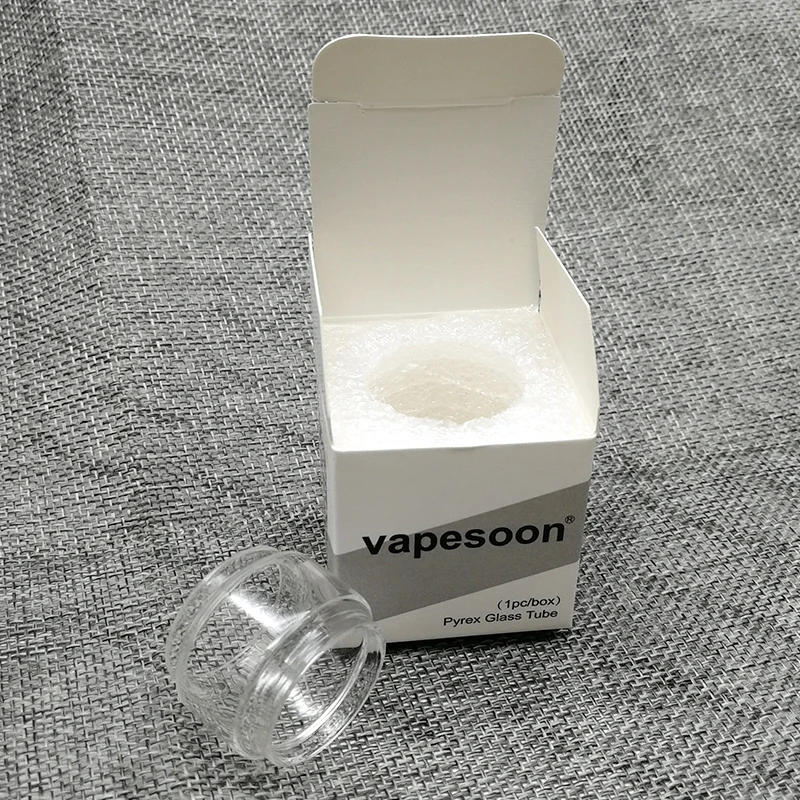 

vapesoon Replacement Convex Pyrex Glass Tube for Eleaf iJust ECM Kit Tank Atomizer 4ml Capacity 25mm Diameter