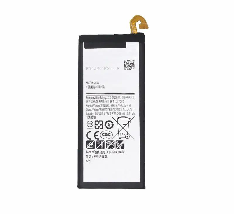 Сменный аккумулятор для Samsung Galaxy J3 2017 5 шт./лот 3000 мАч 3 85 в пост. Тока Edition J330 J330F EB