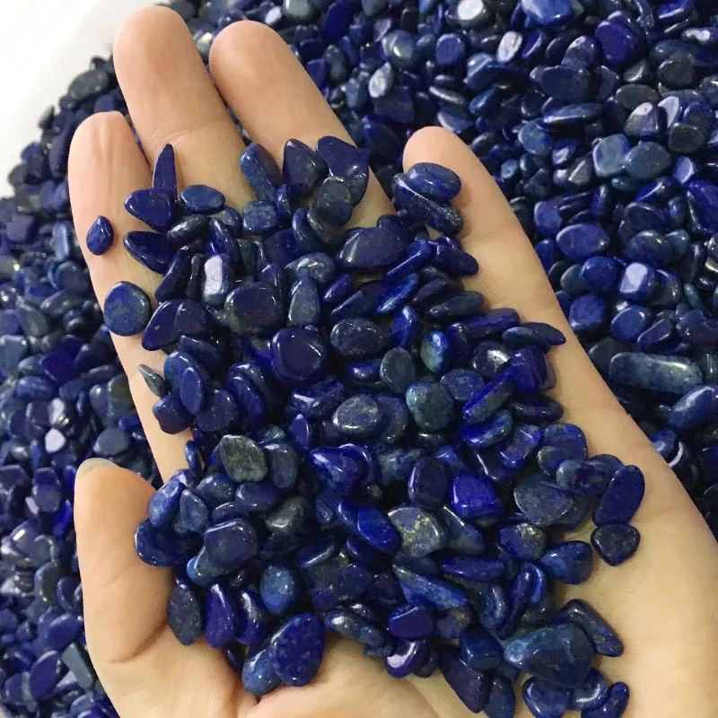 

50g Natural Lapis Lazuli Gravel Cyan Rock Crystal Quartz Lasurite Mineral Specimen Fish Tank Garden Flowerpot Decoration Stone