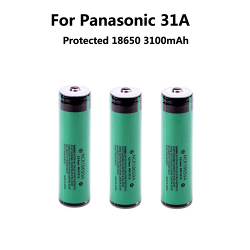 Tol Kabelbaan Aanzetten 3pcs Original battery 8650 NCR18650A Protected Rechargeable Li ion battery  3100mAh with PCB For Panasonic Free Shipping|pcb flux|battery  forkliftbattery operated clock mechanism - AliExpress