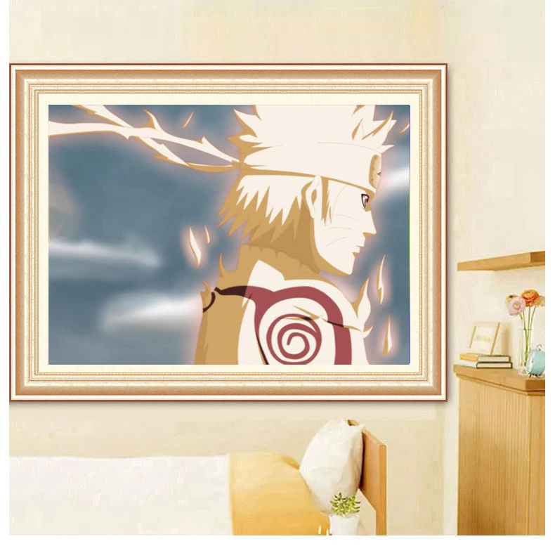 5D DIY Алмазная картина Kurama и Naruto Саске, Итачи вышивка крестиком Алмазная вышивка Стразы домашний Декор подарок