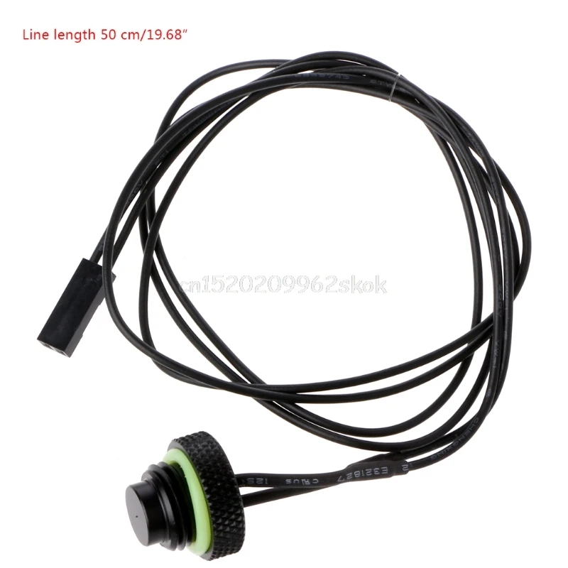 

Water Cooling System 10K Temperature Sensor G1/4" Stop Fitting 2-Pin Plug Cable Cooling System Jy23 19 Dropship