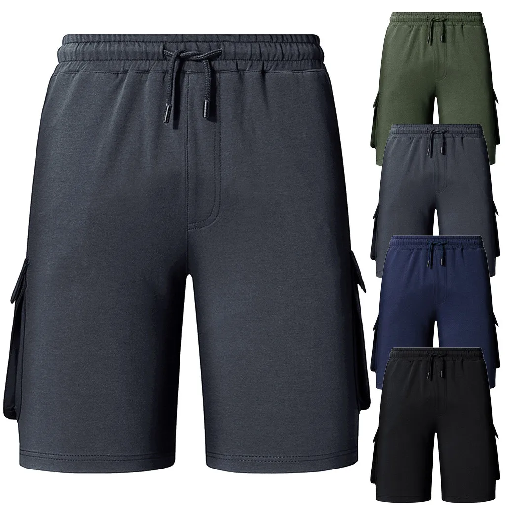 Бермуды masculina Модные мужские Шорты однотонные домашние штаны шорты тренировка бодибилдинг спортивные мужские шорты pantalones cortos hombre