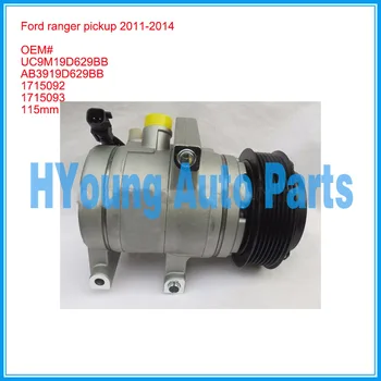 

UC9M19D629BB AB3919D629BB auto ac compressor for Ford ranger pickup 2011-2014 1715093 115mm 7pk HCC HS13N