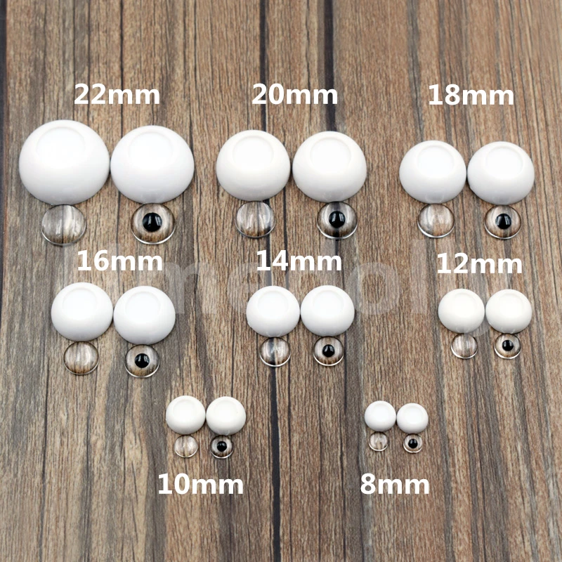 4 Pairs DIY Acrylic 1/3 1/6 1/8 BJD Doll Eyes 8mm-22mm Eyes for Toy Accessories glass doll eyes doll eyes doll eyewear accessories doll accessories