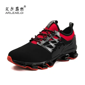 

New Men Running Shoes Blade Sneakers Men Sport Shoes Outdoor Bounce Jogging Damping Athletics Shoes Male Trainers Big Size 39-47