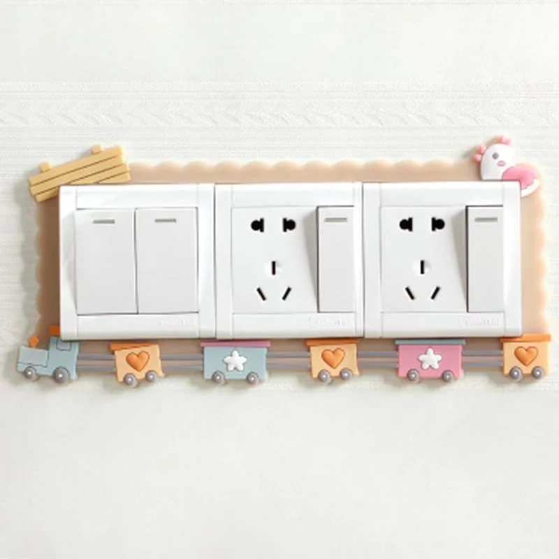 22 Мультяшная светящаяся Наклейка на стену для выключателя DIY Украшение флуоресцентная светится в темноте гостиная детская комната переключатель защитная крышка 1 шт - Цвет: 22