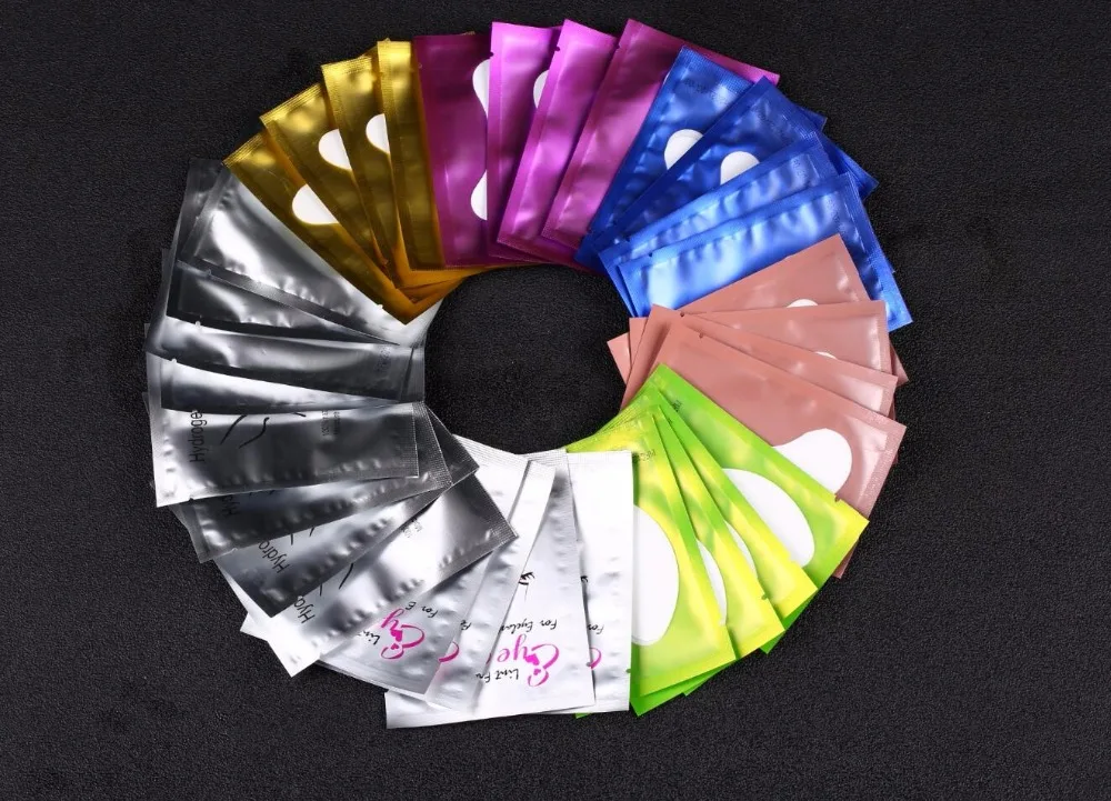 

1000 Pairs/lot Eye Pads Eyelash Extension Paper Patches Lint-free Eye Tips Sticker Wraps Make Up Tools Eyelash Tweezers Helper