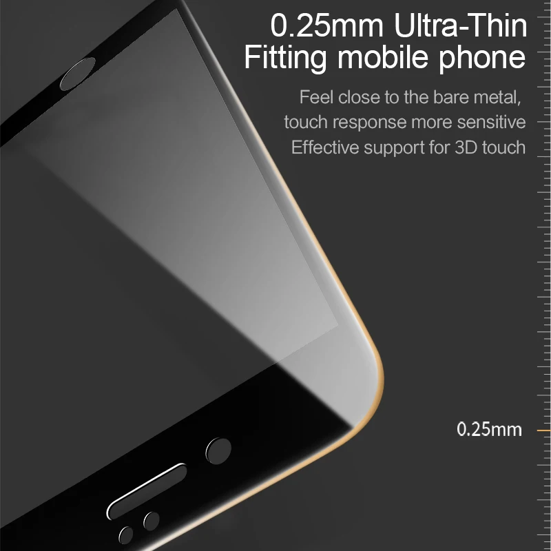 USAMS Защитная пленка для экрана iPhone 7 8 6s X XS Max XR 3D полная защита закаленное стекло