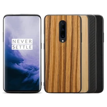 Wooden Phone Case on for OnePlus 7 Pro Cover Coque One Plus 7Pro Plus 7Plus Protect Cases Slim Cover Protection Fundas Shell