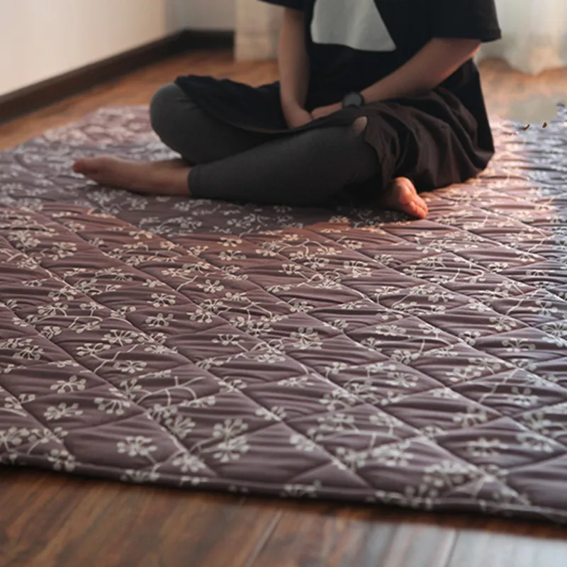 quilted yoga mat