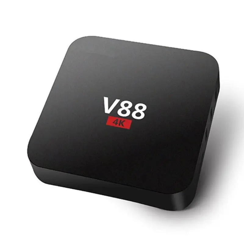 1 комплект V88 Android 7,1/8,1 RK3229 четырехъядерный Smart tv Box 1 Гб + 8 ГБ/2 ГБ + 16 Гб HD WIFI мультимедийный проигрыватель