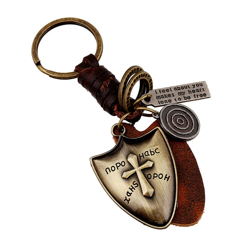 

Car Styling Jesus Christ Cross Rood Key Ring Chain Keyring Keychain For Hyundai VW Bmw Audi Mercedes Benz For Ford Skoda Peugeot