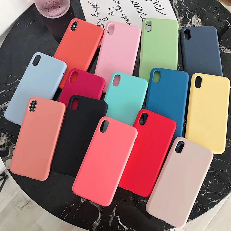 Роскошный чехол для iPhone 6/6 S/7/8/X/10 чехол для телефона Apple iPhone 7/8 Plus/X/XS MAX/XR оригинальный логотип с силиконовыми конфетами