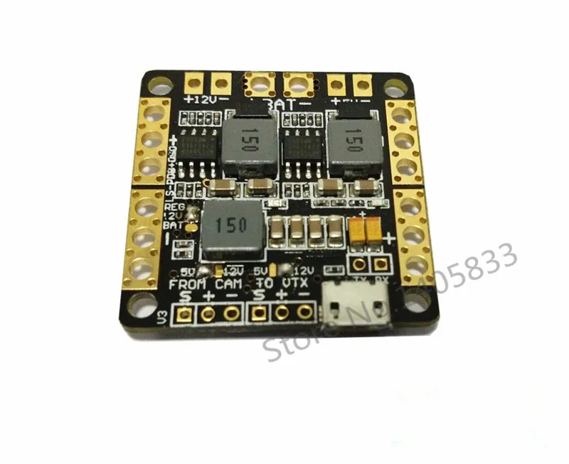 2016 Новый FPV Naze32 F3 CC3D PDB Встроенный OSD BEC двухсторонний упрощенный разъем