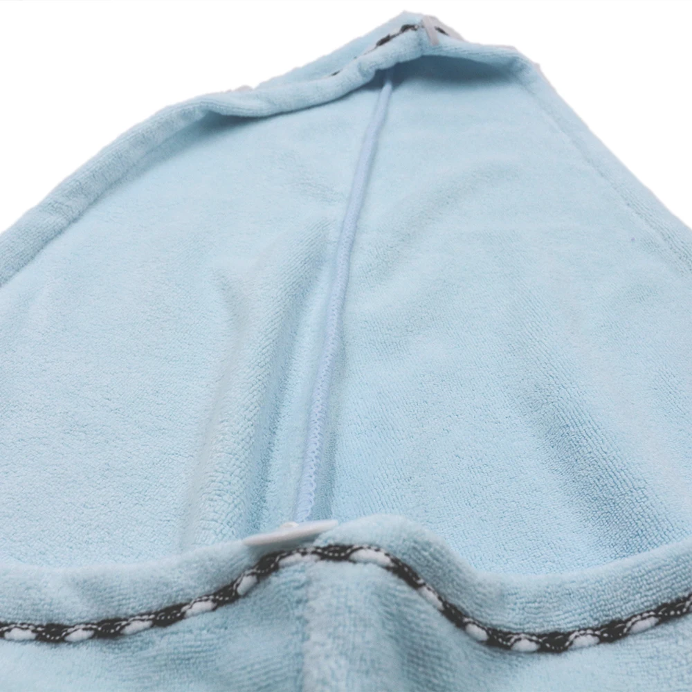 Lady Soft Magic Dry Hair Cap Thick Yarn Thickening Absorbent Towel(Blue)