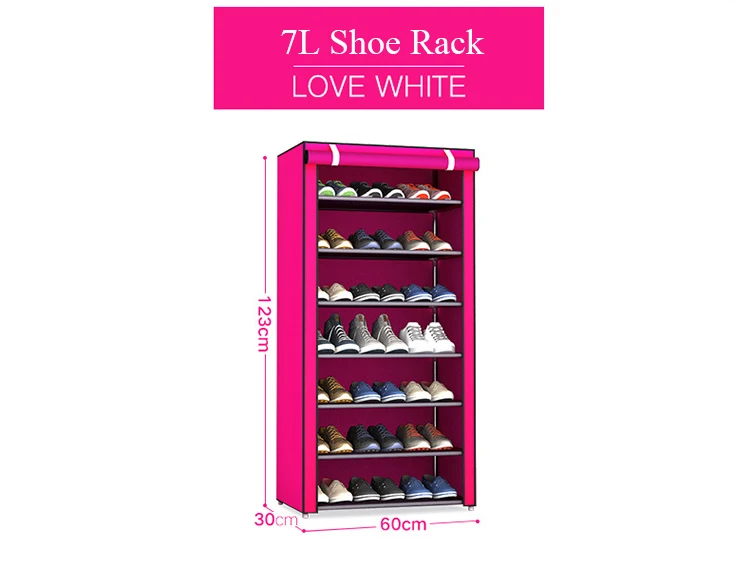 Нетканый Тканевый шкаф для хранения обуви минималистичный современный простой монтаж Гостиная обувь Органайзер мебель пылезащитный шкаф
