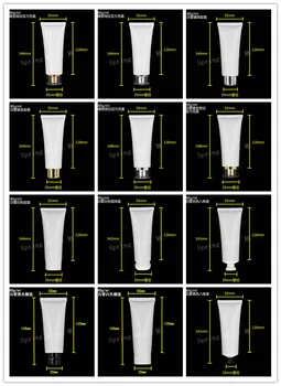 

80ml White Soft Tube For Hand Cream/Emulsion/CC Cream Cosmetic Tube,80g Plastic Soft tube Cosmetic packaging Empty bb Cream Tube