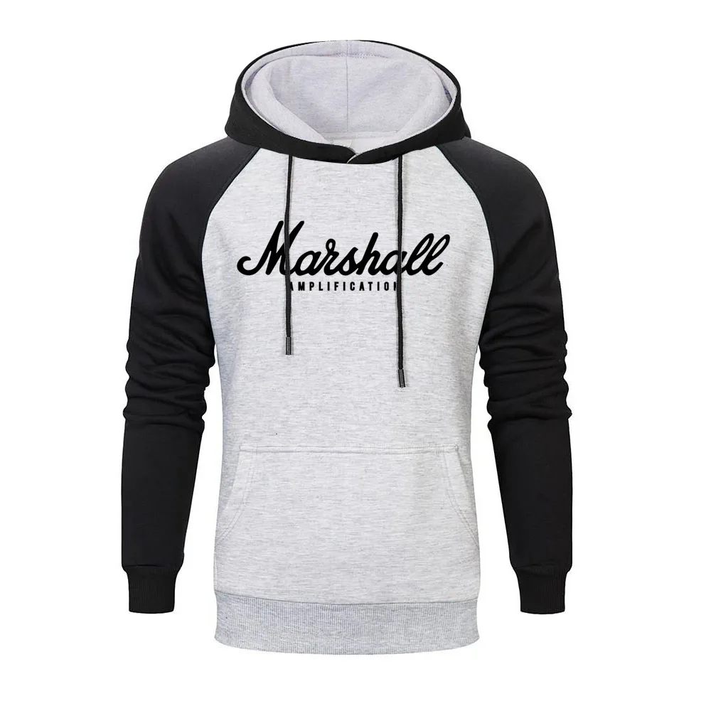 

Hot Sale 2019 Marshall Raglan Hoodies Logo Amps Amplification Rock Cafe Music Muse Sweatshirts Mens Hip Hop Harajuku Hoodie