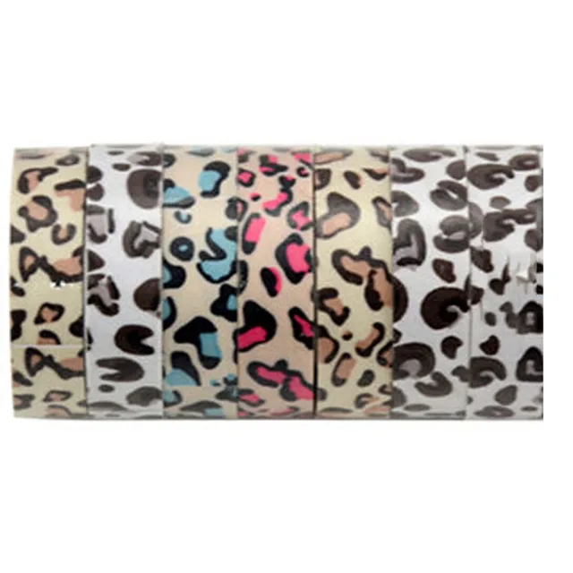 Leopard Foil Washi Tape 10m Kawaii Sbooking Tools Anese Leopard Foil Washi Tape 10m Kawaii Sbooking Tools Anese Stationery Adesiva Decorativa Tapes School Office Supply