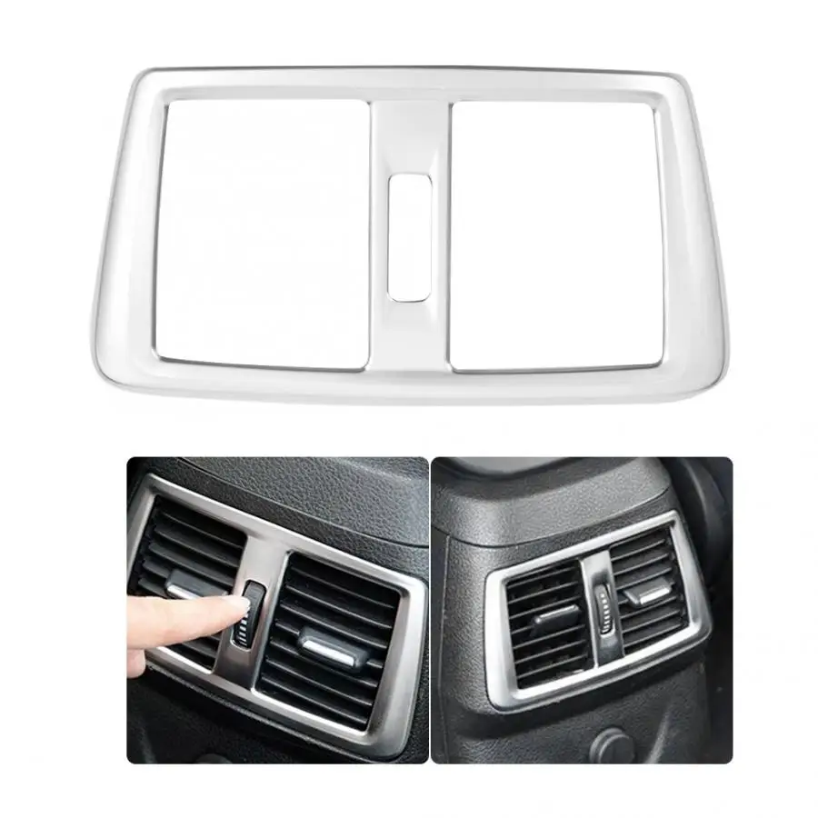 

ABS Chrome Rear Air Conditioning Outlet Frame Cover Trim Fit for BMW 218i Gran Tourer F45 F46 2015-2018 araba aksesuar